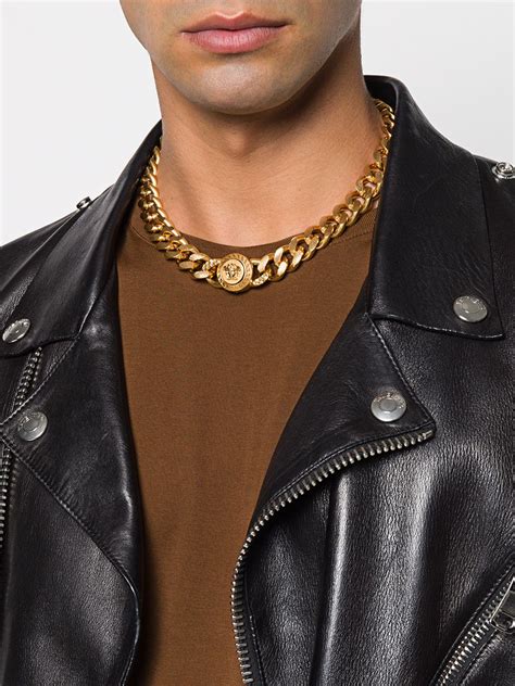 versace mens jewellery perth|Versace medusa necklace men's.